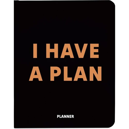 Планер Orner I HAVE A PLAN (чорний)