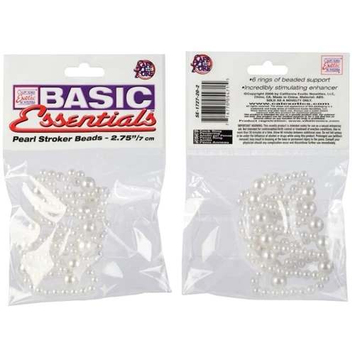 Насадка с жемчужинами Basic Essentials Pearl Stroker Beads, большая