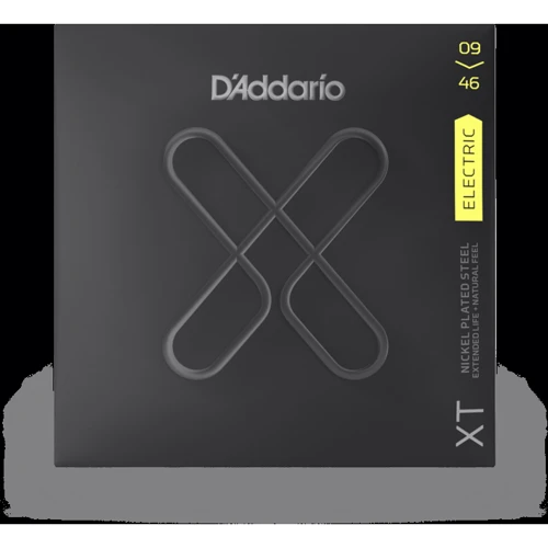 Струна для гітар Комплект струн D'addario XTE0946 XT Electric Nickel Рлатний Steel Super Light Тор / Regular Bottom (09-46)