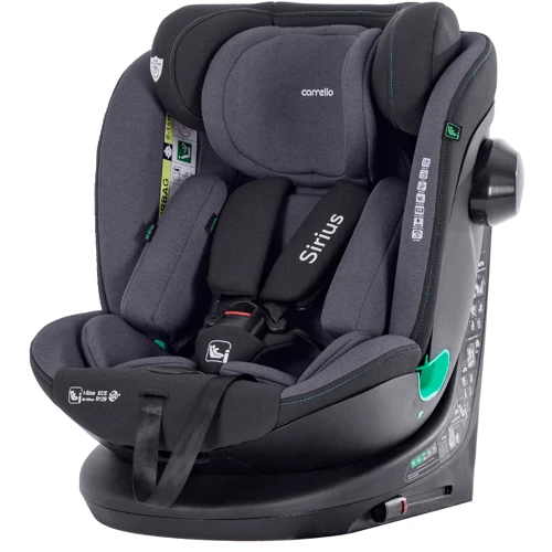 Автокресло Carrello Sirius CRL-8808 Harbor Grey i-Size 40-150 см ISOFIX с поворотом