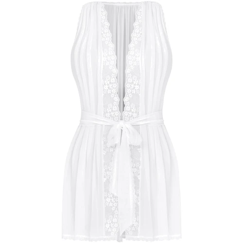 Нежный пеньюар Obsessive Heavenlly White XS/S