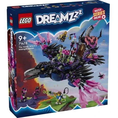 Конструктор LEGO DREAMZzz Полуночный ворон Неверующей Ведьмы 1203 детали (71478)
