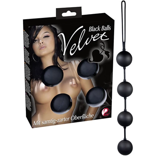 Вагинальные шарики Orion Velvet Black Balls