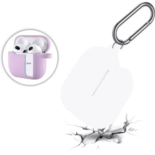 Чехол BeCover Silicon Case White (707184) for Apple AirPods 3 фото 3