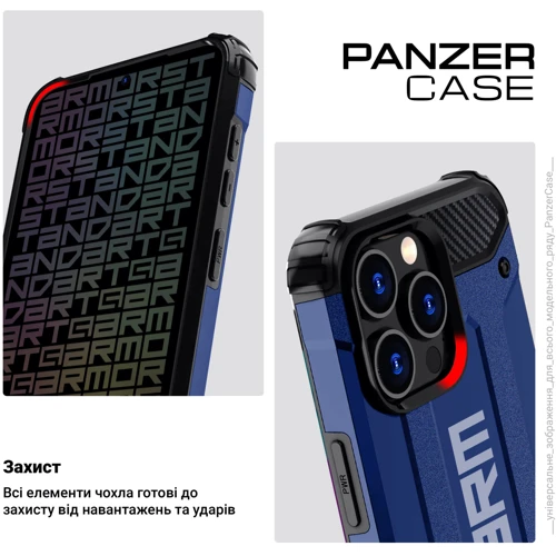 Чехол для телефонов ArmorStandart Panzer Dark Blue for Samsung S928 Galaxy S24 Ultra (ARM75617): Совместимость Samsung S928 Galaxy S24 Ultra