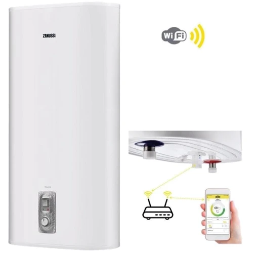 Бойлер Zanussi ZWH/S 80 AZURRO Pro WiFi: Монтаж вертикальный