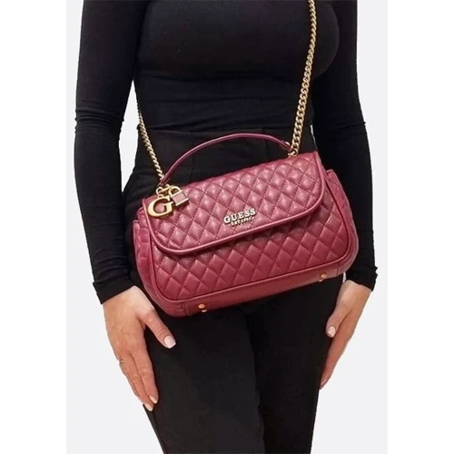 Женская сумка через плечо GUESS MAILA CONVERTIBLE XBODY FLAP бордовая (HWQB8661210-MER): Страна производитель США