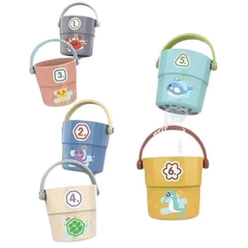 Іра для ванної Відерка 6 шт. (666-02): Виробник Noname