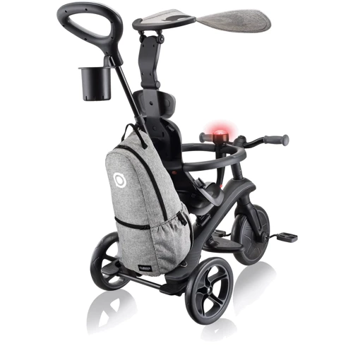 Велосипед Globber Explorer Trike 4в1 Deluxe Play BlackGrey (633-120): Тип 3х колесный велосипед