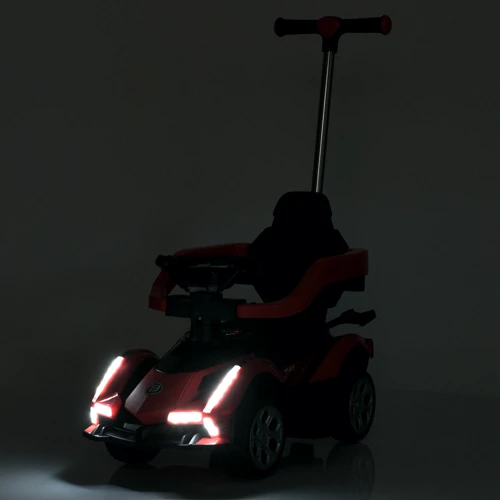 Дитячий електромобіль-толокар 3в1 Bambi червоний (M 5781EBLR-3)