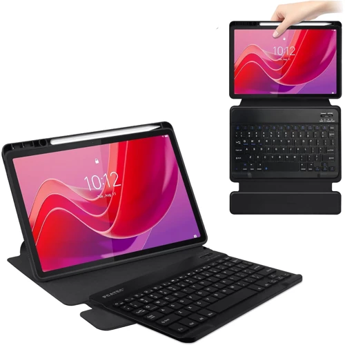 Аксесуар для планшетних ПК BeCover Case Rotatable Smart Keyboard Black для Lenovo Tab M11 TB-TB330FU/Xiaoxin Pad 11 2024 (711074): Колір черный