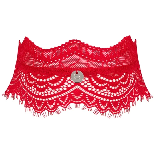 Чокер Obsessive Bergamore red