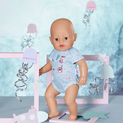 Одежда для куклы BABY born - Боди S2 (голубое) фото 3