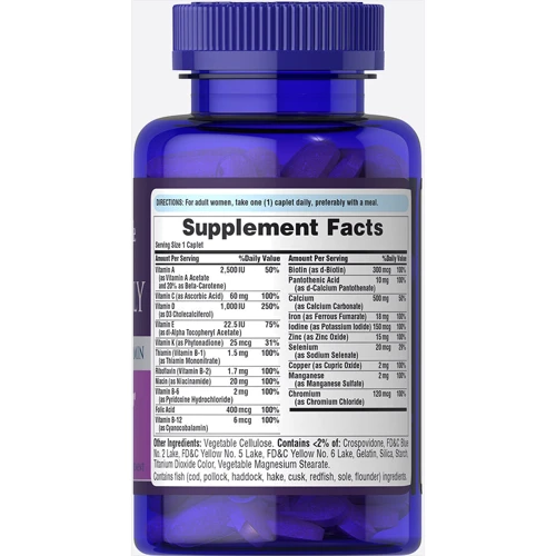 Puritan's Pride Women's One Daily Multivitamins 100 caps: Тип Мультивитамины