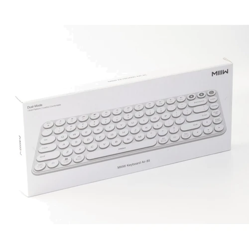 Клавиатура Xiaomi MiiiW AIR85 MWXKT01 Keyboard Bluetooth Dual Mode White: Количество дополнительных клавиш нет