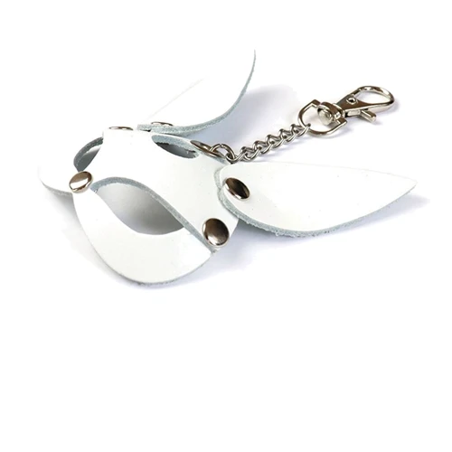 Брелок на карабине для ключей Art of Sex Bunny (белый)