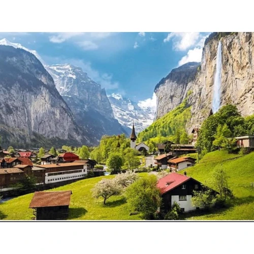 Пазлы Trefl Лаутербруннен, Швейцария 3000 эл. (33076)