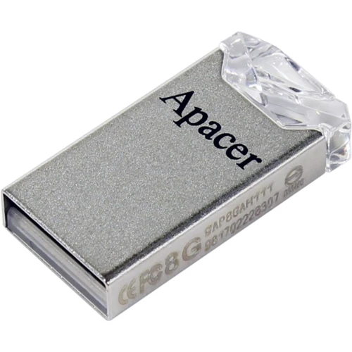 USB-флешка Apacer AH111 64GB USB 2.0 Crystal (AP64GAH111CR-1): Вес 2.5 г