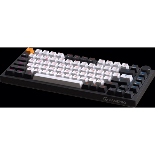 Клавиатура GamePro MK160B (Red) с Hot-Swap RGB Black: Количество клавиш 82