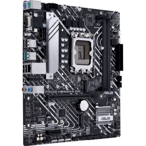Asus Prime H610M-A D4-CSM: Оперативная память 2xDDR4 3200 МГц, до 64 ГБ