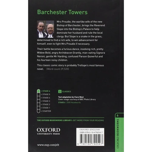 Bookworms 6: Anthony Trollope: Barchester Towers: Производитель Oxford University Press