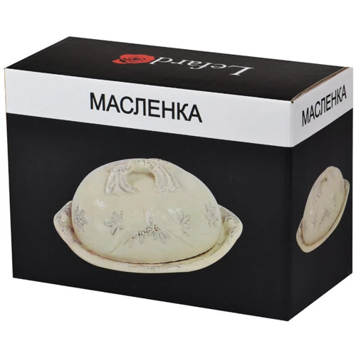 Маслянка Lefard 19х10 см (940-008): Тип масленка с крышкой