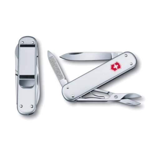 Мультитул Victorinox MONEY CLIP 74мм/5предметов/серебряный с зажимом для денег (0.6540.16): Тип мини-мультитул