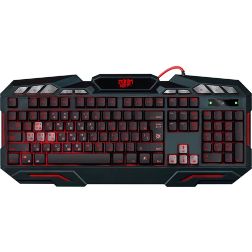 Клавиатура Defender Doom Keeper GK-100DL (45100): Подключение проводное
