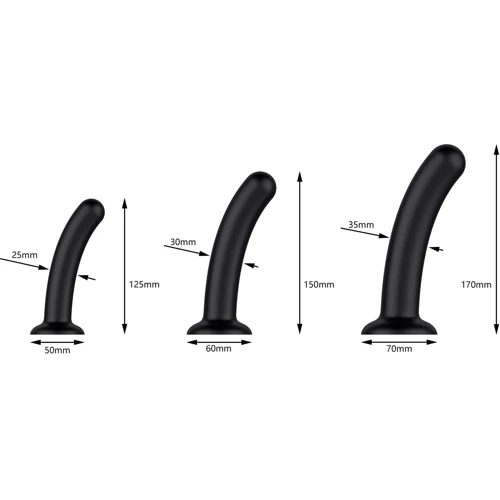 Набор дилдо Nexus Dilating Set (17см, 15см, 12,5см)