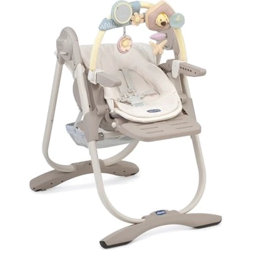 Стульчик для кормления Chicco Polly Magic (79090.69): Материал пластик, металл / эко-кожа