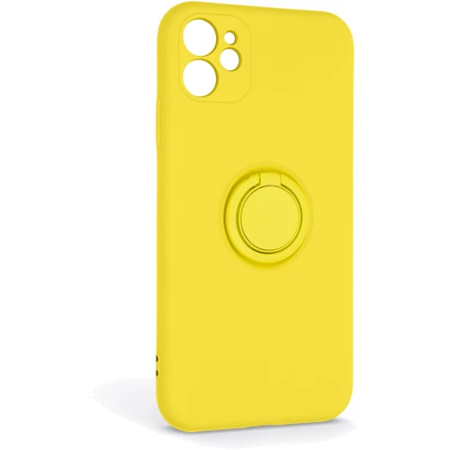 Чехол для iPhone ArmorStandart Icon Ring Yellow for iPhone 11 (ARM68645)