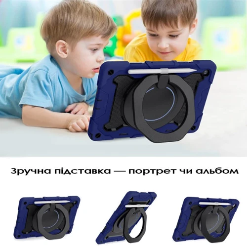 Аксессуар для планшетных ПК BeCover Armored Shockproof Case with Stand Blue for Samsung X133/X135 Galaxy Tab A11 (713942)