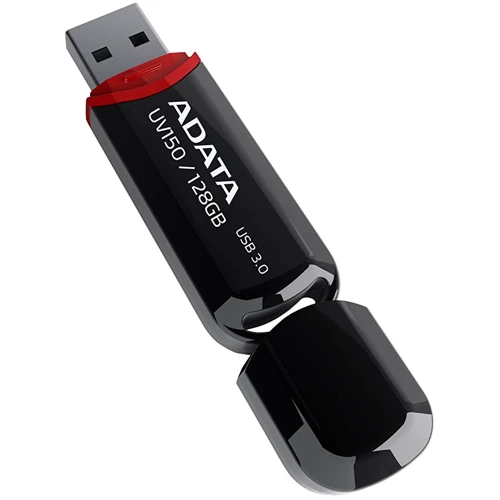 USB-флешка ADATA 128GB UV150 USB 3.0 Black (AUV150-128G-RBK): Вага 9 г