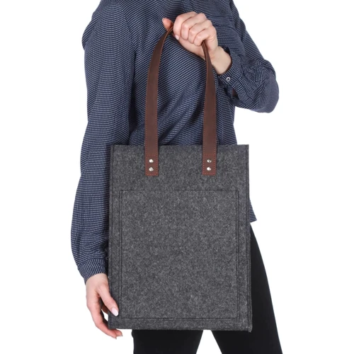 Gmakin Milanetti Felt Bag Grey (GB05) for MacBook 13-14" фото 5