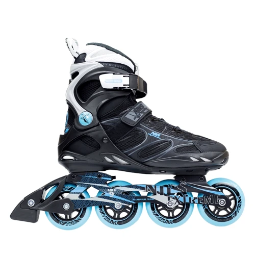 Роликовые коньки Nils Extreme размер 37 черно-голубые (NA5003S)