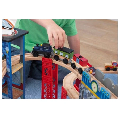 Залізниця KidKraft Super Highway Train Set (17809) фото 6