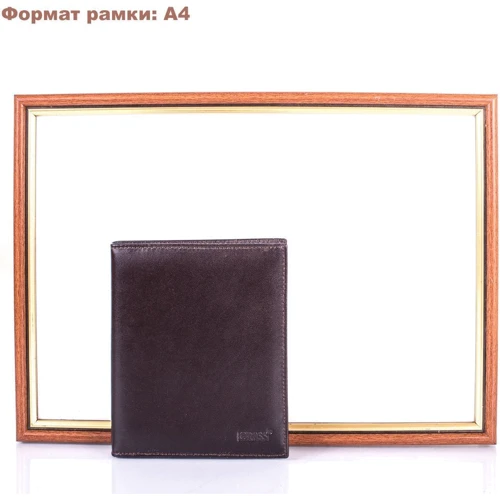 Мужская визитница Grass коричневая (SHI556-4) фото 9