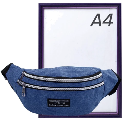 Мужская поясная сумка Valiria Fashion синяя (4DETBP3258-6): Пол Мужской