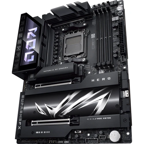 ASUS ROG CROSSHAIR X870E HERO: Роз'єми на платі M.2, USB Type-C, USB 3.2 Gen 1, USB 2.0, USB 3.2 Gen 2