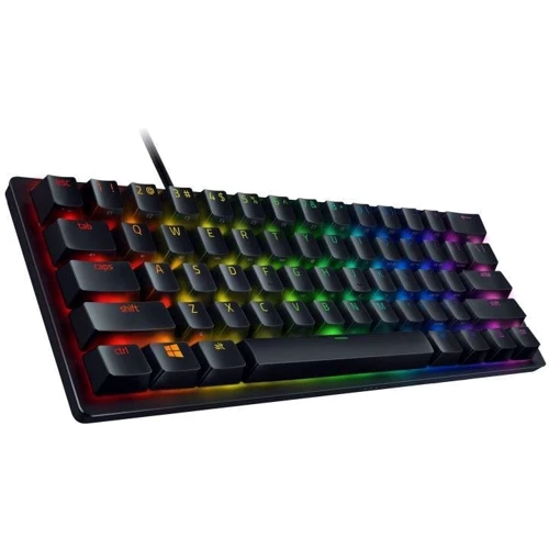 Клавиатура Razer Huntsman Mini Purple Switch RU USB (RZ03-03391500-R3R1): Подключение проводное