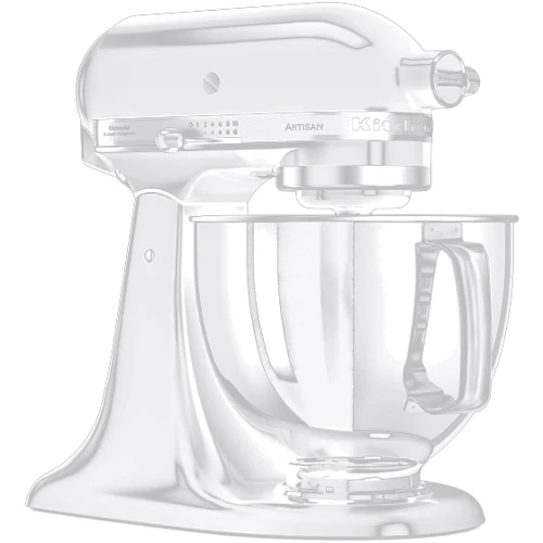 Кухонный комбайн KitchenAid Artisan 5KSM175PSEOB: Конструкция стационарный