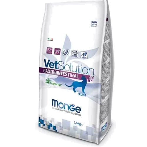 Сухой корм для кошек Monge VetSolution Gastrointestinal feline с проблемой пищеварения 1.5 кг (8009470081511)