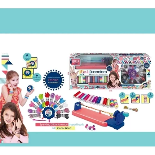Набор для плетения браслетов Girl's Creator (2 техники плетения, 2 станка) (MBK 220 K)