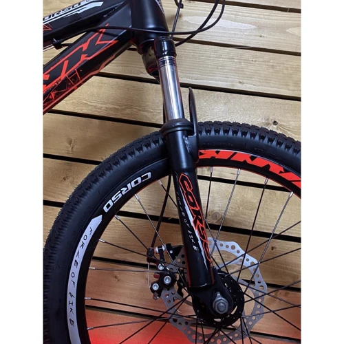 Спортивный велосипед Corso Crank 20’’ красный (CR-20820): Материал рамы алюминиевый сплав