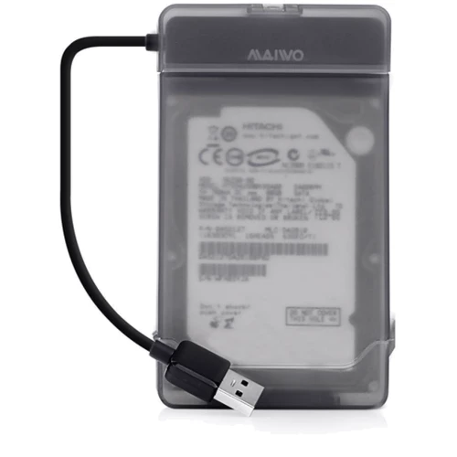 Аксесуар для накопичувача Maiwo K104-U3S black фото 2