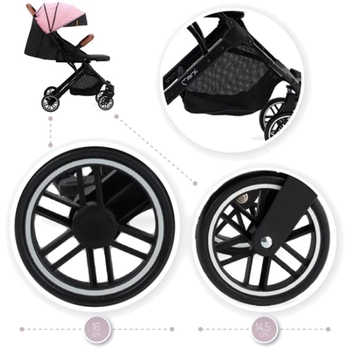 Прогулочная коляска Momi Estelle Love Black-Pink (WOSP00004): Возможность установки люльки нет