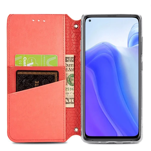 Аксессуар для смартфона Mobile Case Getman Mandala PU Red for Xiaomi Mi 10T / Mi 10T Pro: Цвет красный