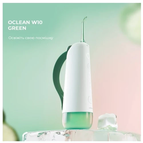Зубная щетка Ирригатор Xiaomi Oclean W10 Green New-2 Nozzles