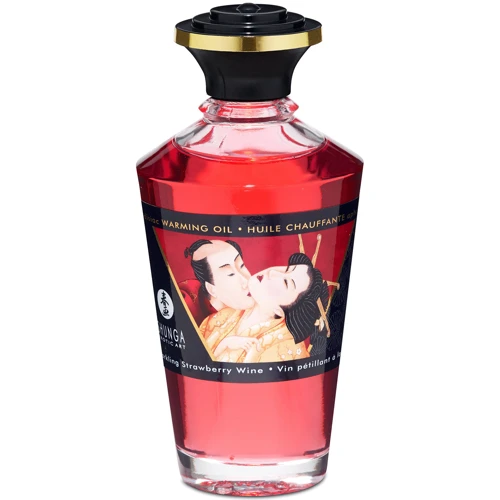 

Съедобное согревающее масло Warming Oil Intimate Kisses, 100 мл, игристое вино