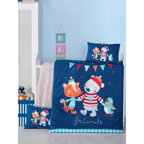 Комплект постельного белья LightHouse WINTER детский 100х150/2х35х45 см (35233): Тип постельный комплект